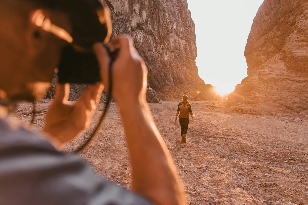 A beautiful and ancient spring fed canyon which weaves its way through 400-meter-tall towers of granite, sandstone and basalt, before plunging into the Gulf of Aqaba | Shiʻb Mūsá – NEOM, Saudi Arabia.